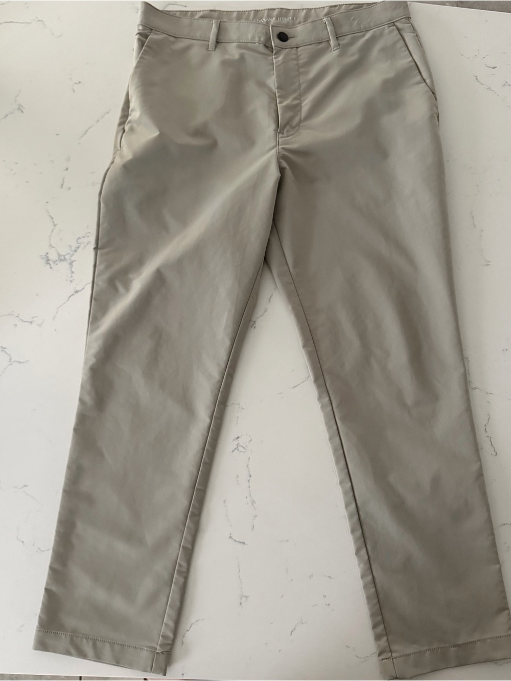 Banana Republic Men's performance khaki chinos